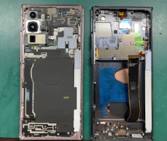 galaxy note20 ULTRAの液晶割れ交換